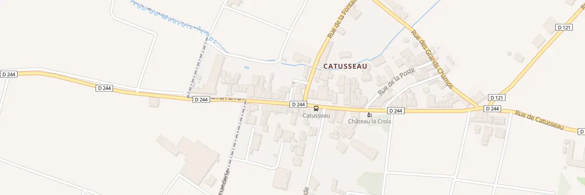 Plan du 46 Rue de Catusseau à Pomerol