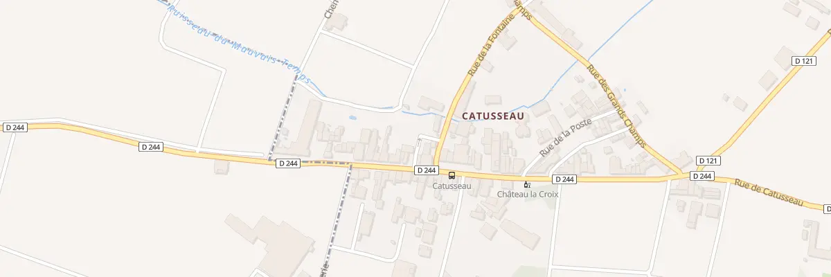 Plan du 42 Rue de Catusseau à Pomerol