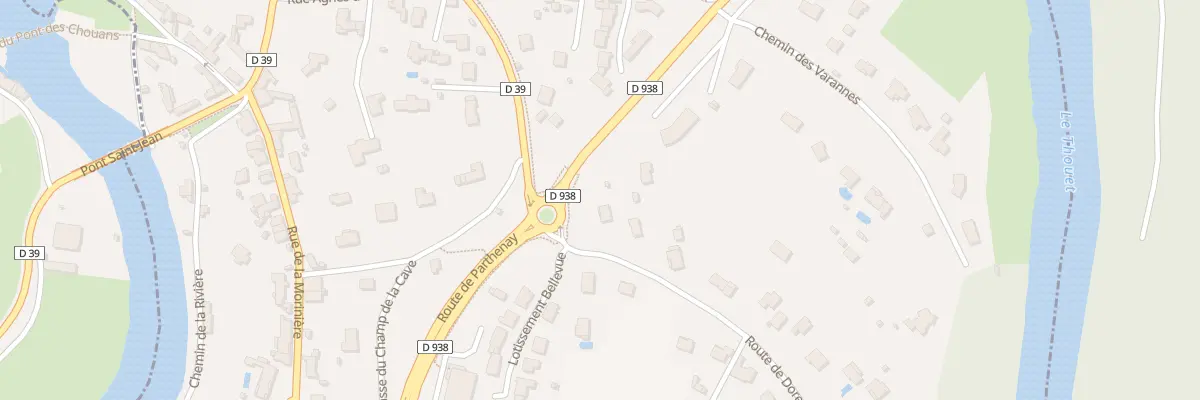 Plan du 3 Rte de Doret à Saint-Jean-de-Thouars