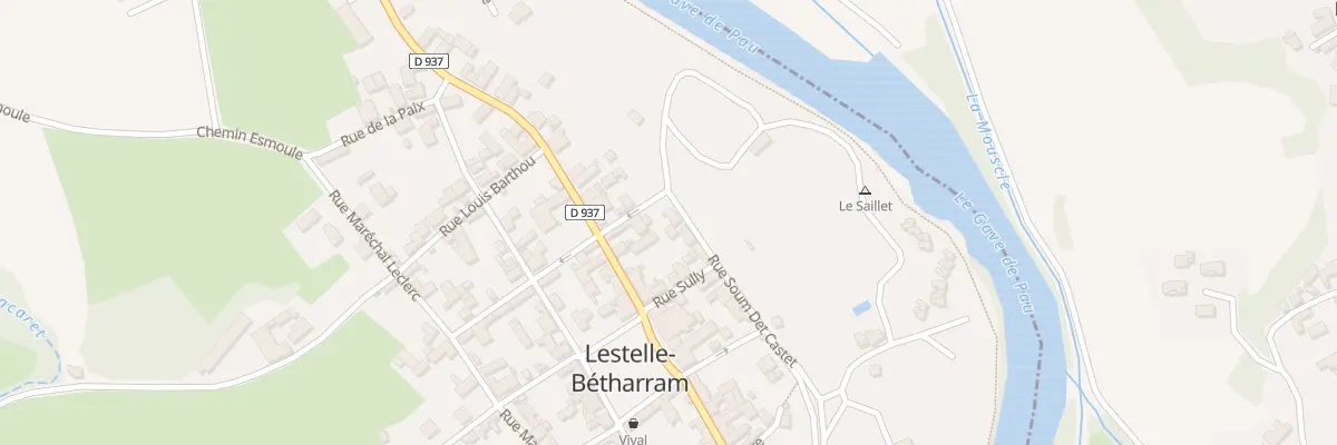 Plan du 1 Rue Soum Det Castet à Lestelle-Bétharram