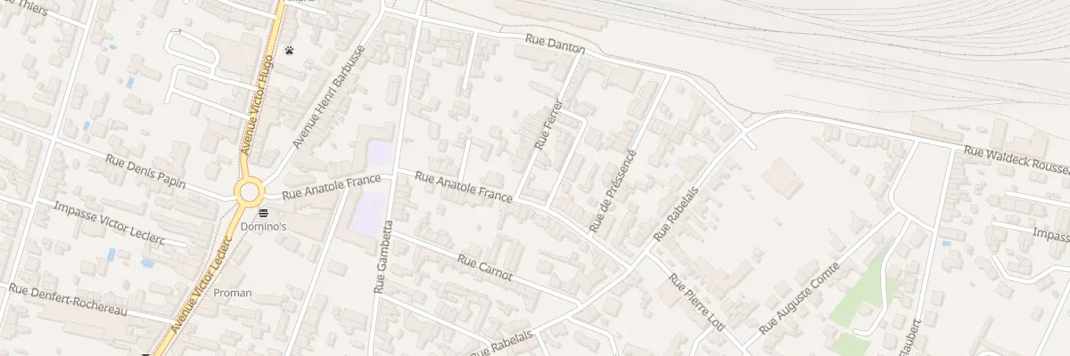 Plan du 29 Rue Anatole France à Thouars