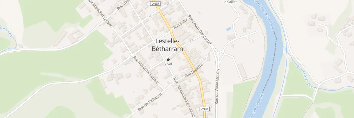 Plan du 10 Pl Saint-Jean à Lestelle-Bétharram