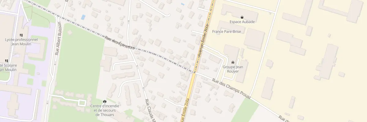 Plan du 65 Rue des Epinettes à Sainte-Verge