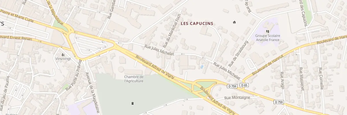 Plan du 18 Rue Jules Michelet à Thouars