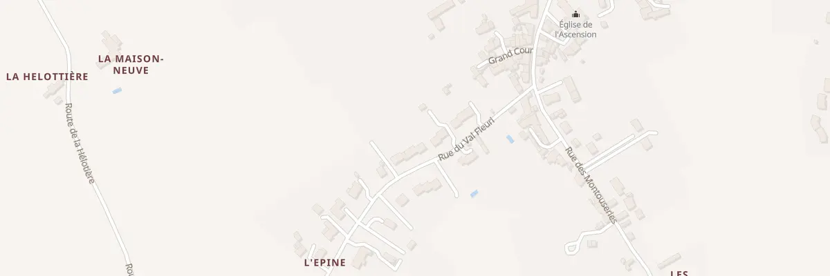Plan du 16 Rue du Val Fleuri aux Rairies