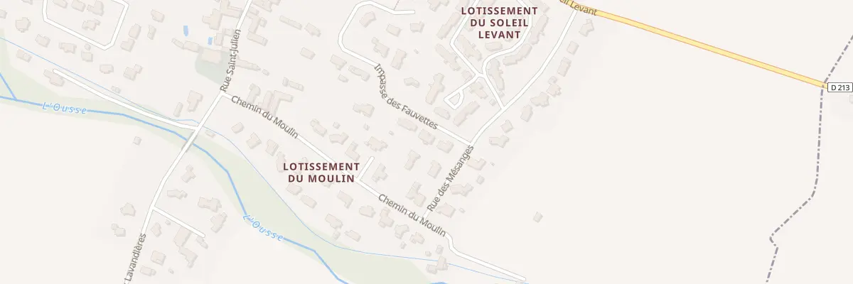 Plan du 4 Rue des Mésanges à Nousty