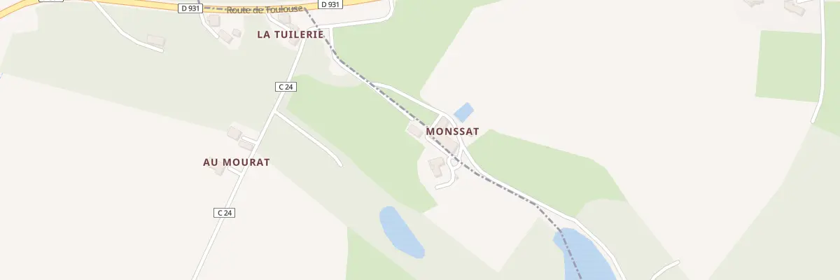 Plan du 5017 A Moulere à Barcelonne-du-Gers