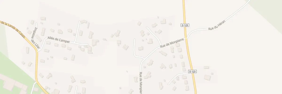 Plan du 18 Che de Monpierre à Cazats