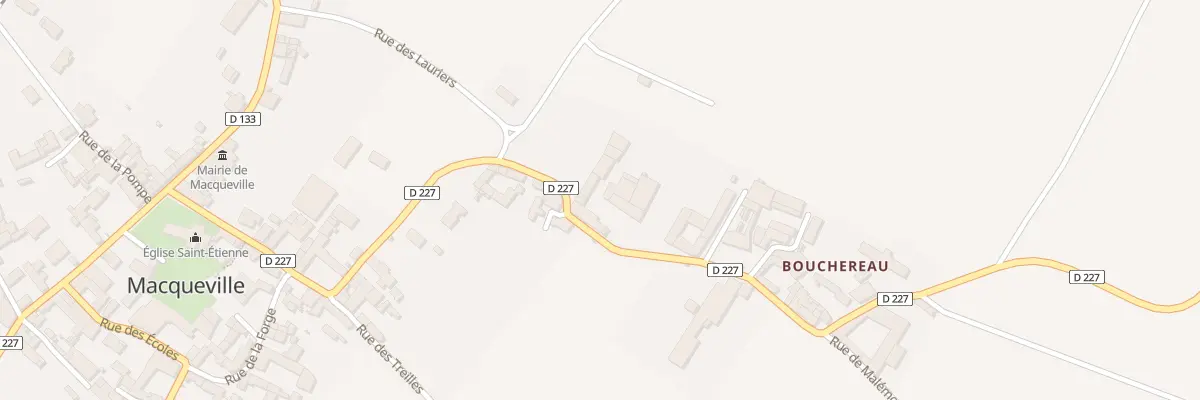 Plan du 5 Rue du Château à Macqueville