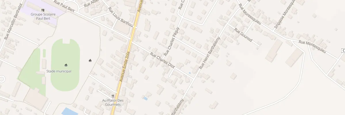 Plan du 13 Rue Charles Diot à Thouars