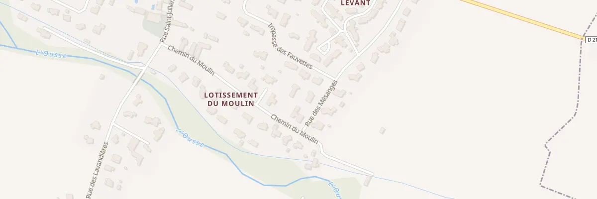Plan du 8 Rue des Mésanges à Nousty