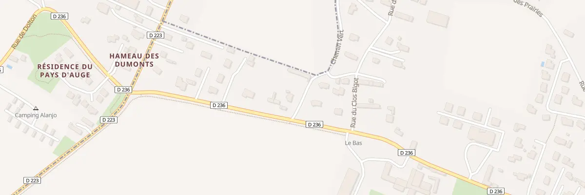 Plan du 19 Rte de Beneauville à Bréville-les-Monts