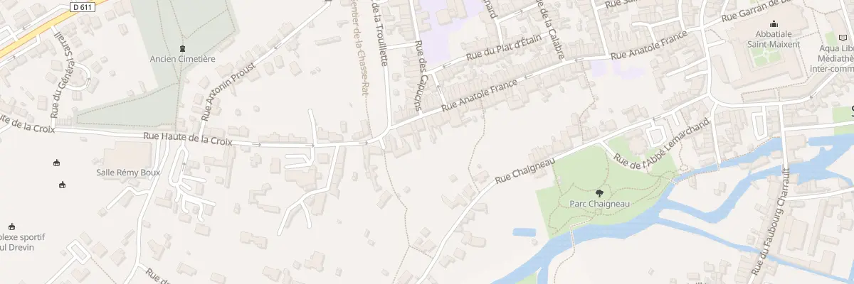 Plan du 63 Rue Anatole France à Saint-Maixent-l’École