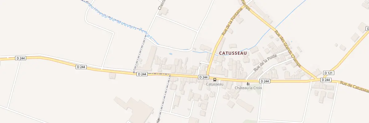 Plan du 28 Rue de Catusseau à Pomerol