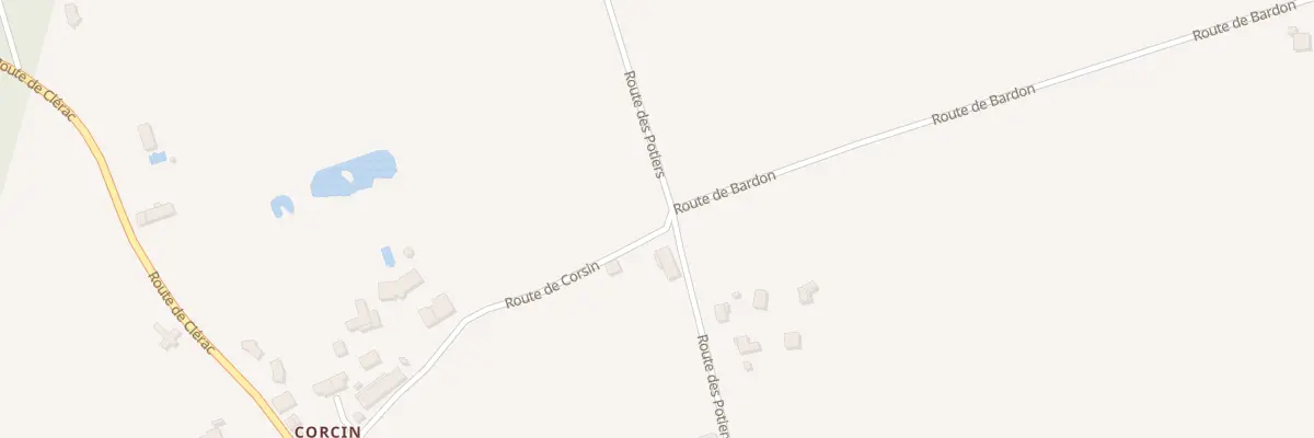 Plan du 29B Rte de Corsin à Cercoux