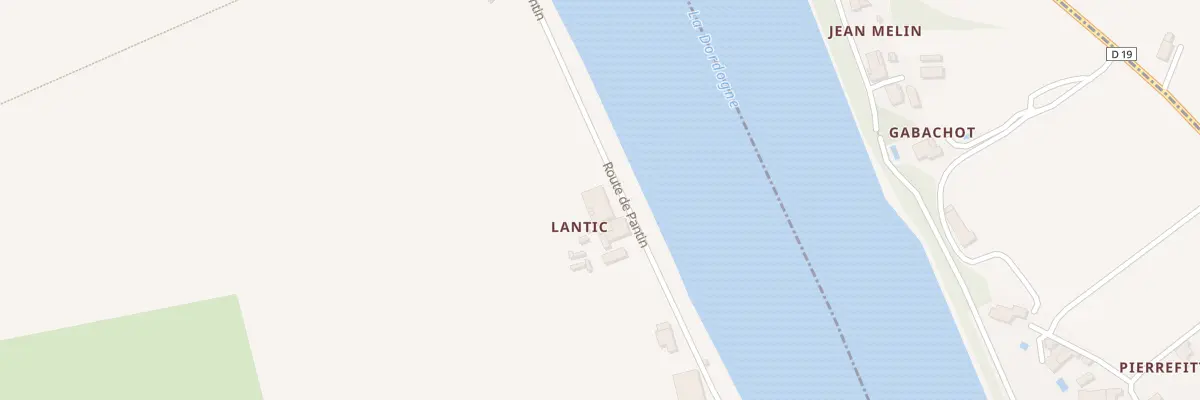 Plan du 14 Lantic à Génissac