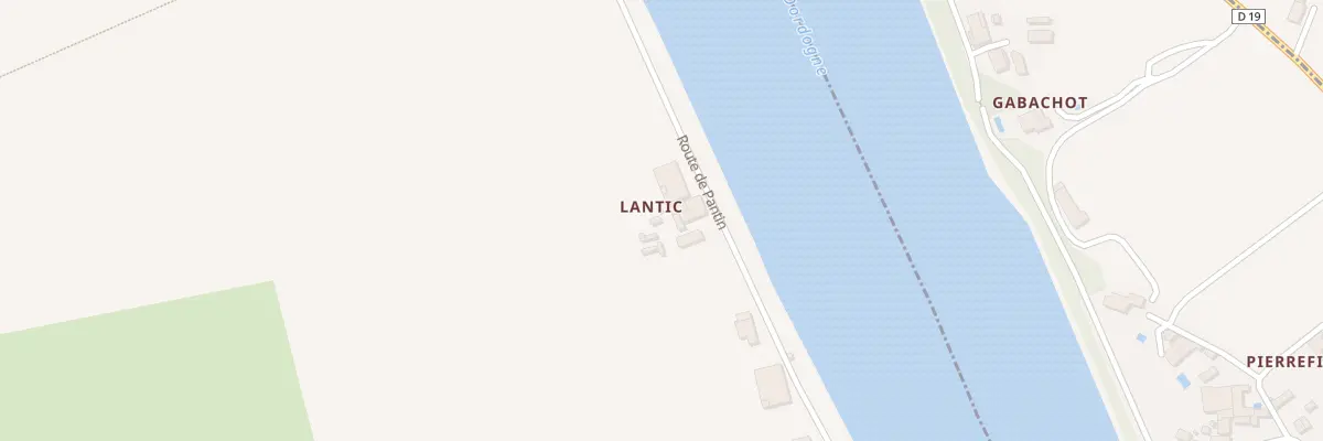Plan du 15 Lantic à Moulon