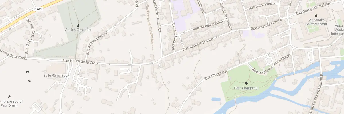 Plan du 65 Rue Anatole France à Saint-Maixent-l’École