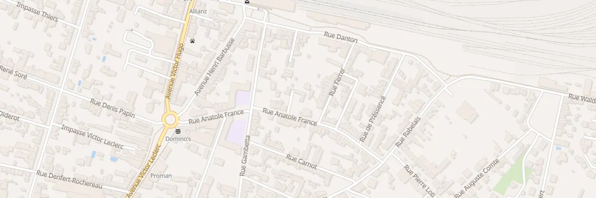 Plan du 21 Rue Anatole France à Thouars