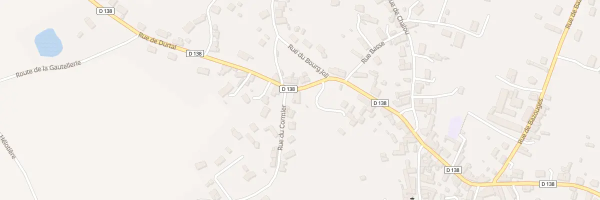 Plan du 9 Rue de Durtal aux Rairies
