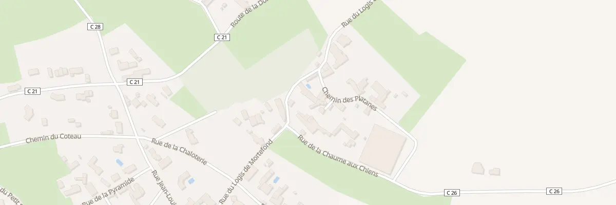 Plan du 26 Rue du Logis de Mortefond à Celles-sur-Belle