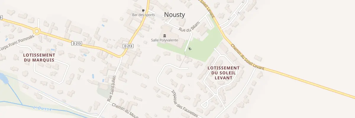 Plan du 19 Imp des Fauvettes à Nousty