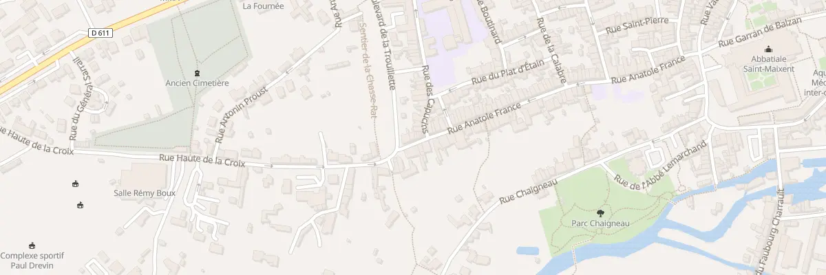 Plan du 102 Rue Anatole France à Saint-Maixent-l’École
