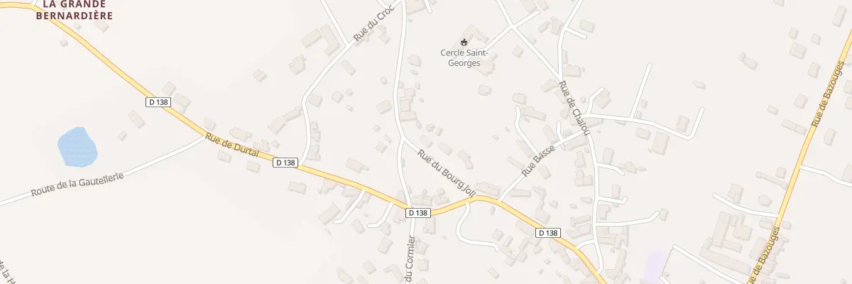 Plan du 6 Rue du Bourg Joli aux Rairies