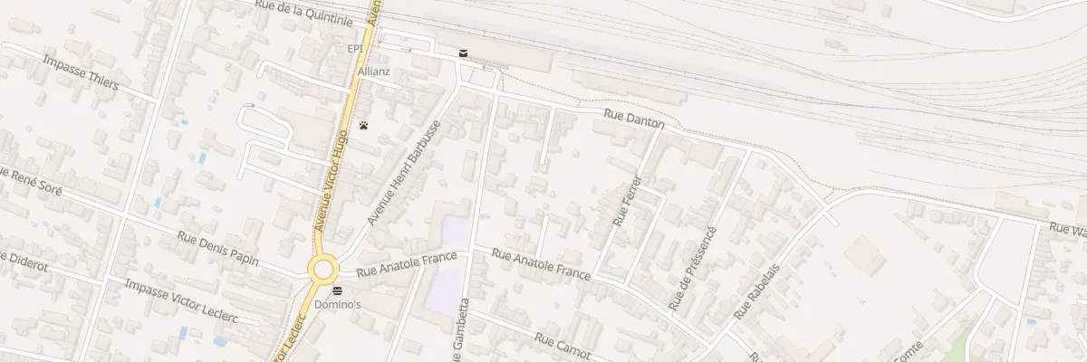 Plan du 6 Imp Danton à Thouars