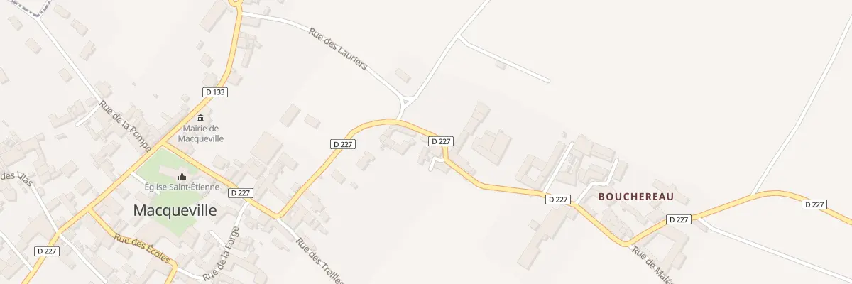 Plan du 4 Rue du Château à Macqueville