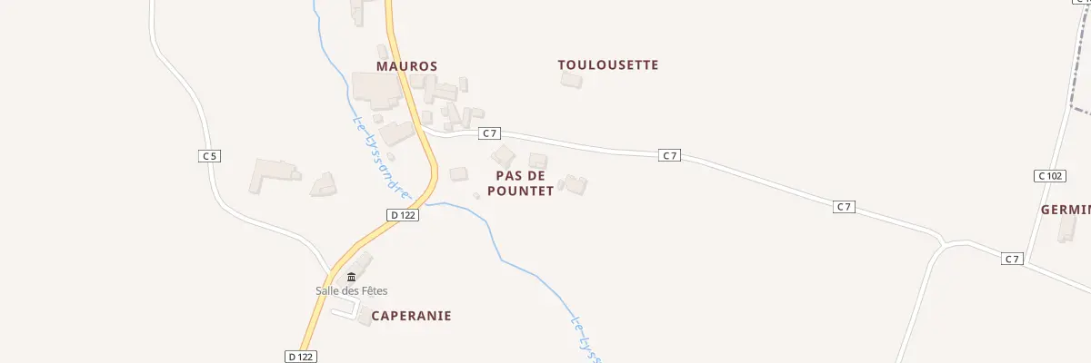 Plan du 2 Pas de Pountet à Guillac