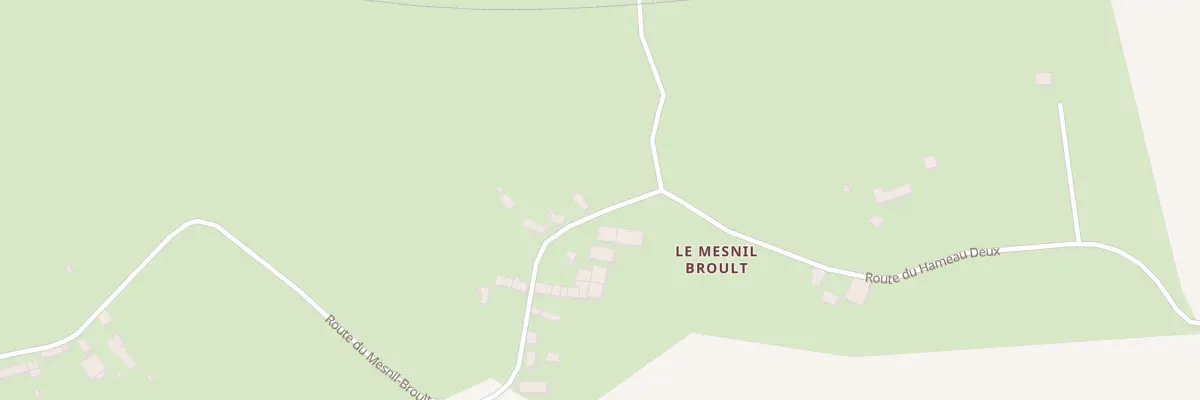 Plan du 815 Rte du Mesnil-Broult à Lougé-sur-Maire