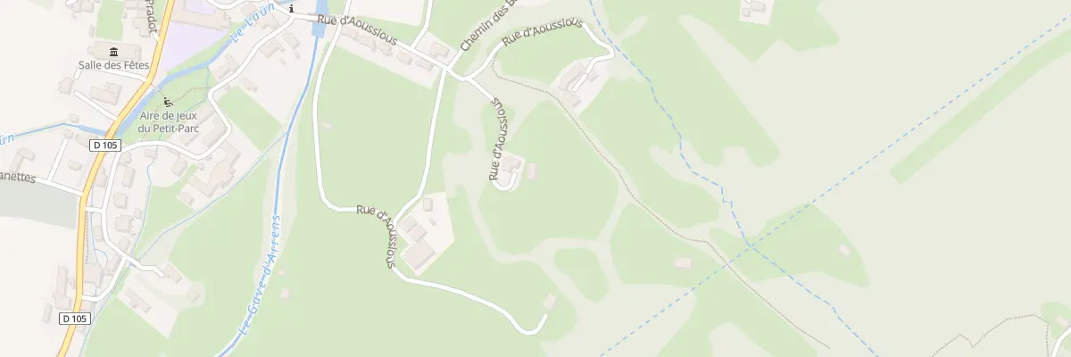 Plan du 24 Rue d’Aoussious à Arrens-Marsous