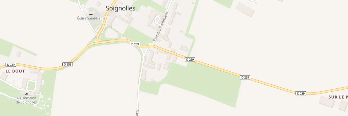Plan du 12 Rue des Marronniers à Soignolles