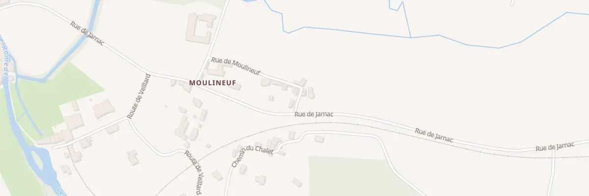 Plan du 6 Rue de Moulineuf à Bourg-Charente