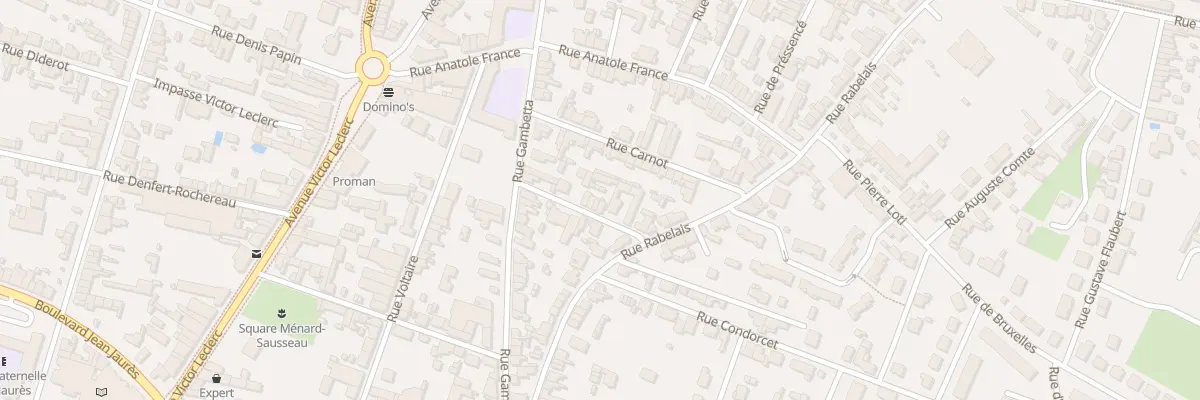 Plan du 11 Rue Emile Combes à Thouars