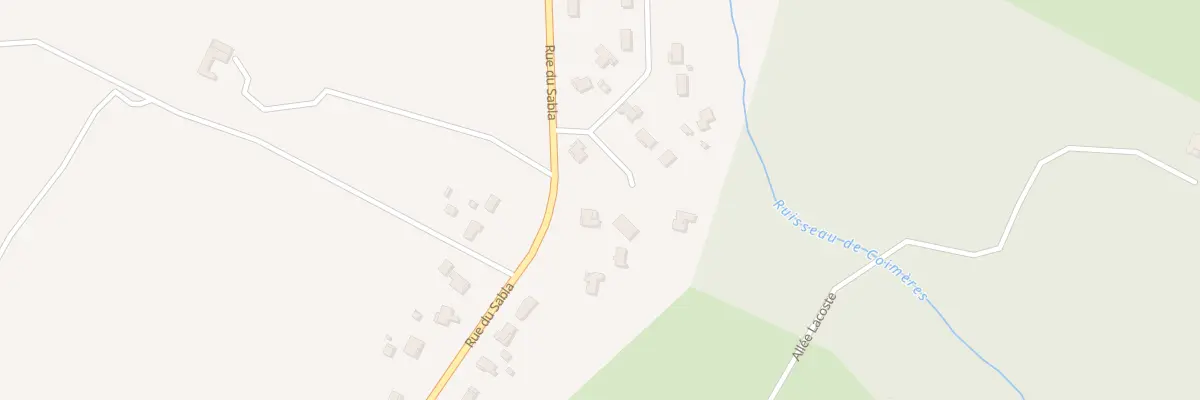 Plan du 3 Lot Lamothe à Coimères