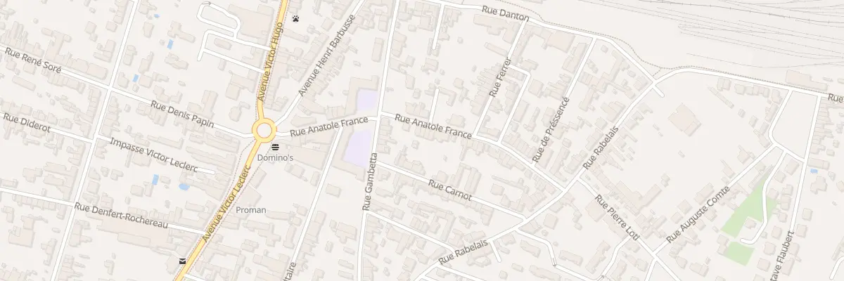 Plan du 18 Rue Anatole France à Thouars
