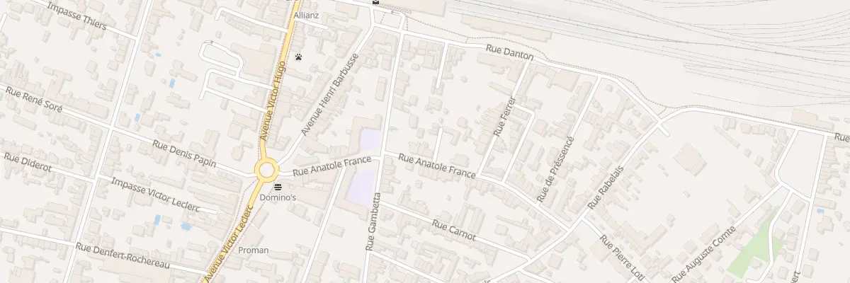 Plan du 15 Rue Anatole France à Thouars
