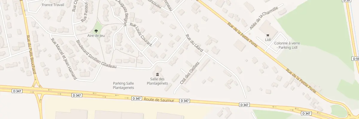 Plan du 5 Rue Gabriel Boussard à Beaufort-en-Anjou