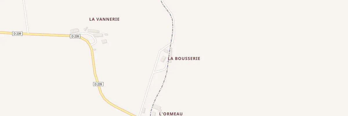 Plan du 4 La Bousserie à Courcité