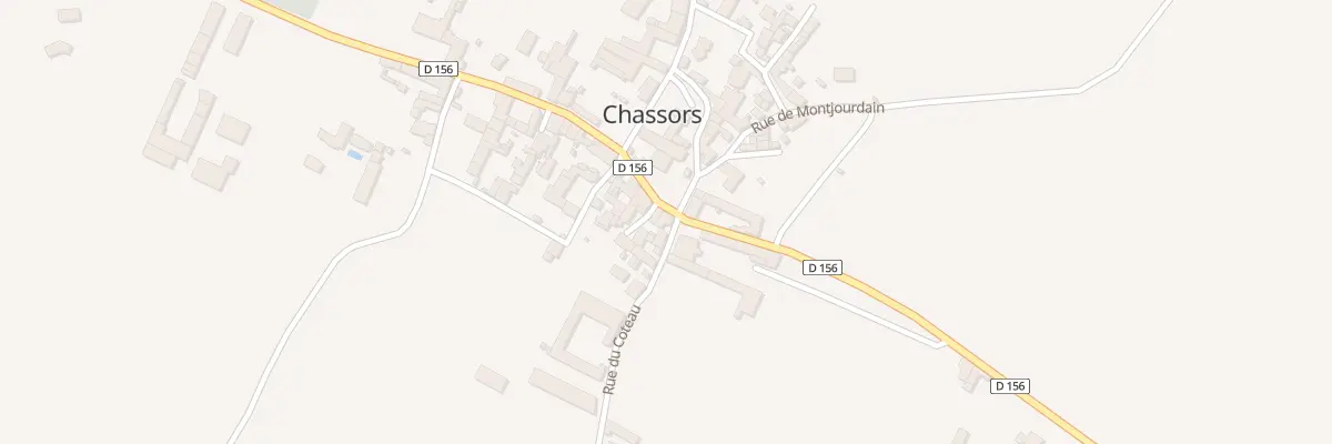 Plan du 1 Rue du Côteau à Chassors