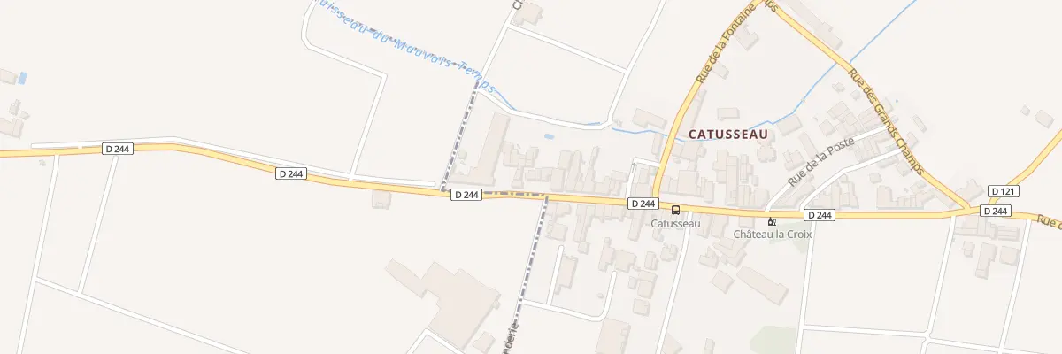 Plan du 22 Rue de Catusseau à Pomerol