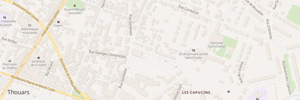 Plan du 10T Rue Gambetta à Thouars