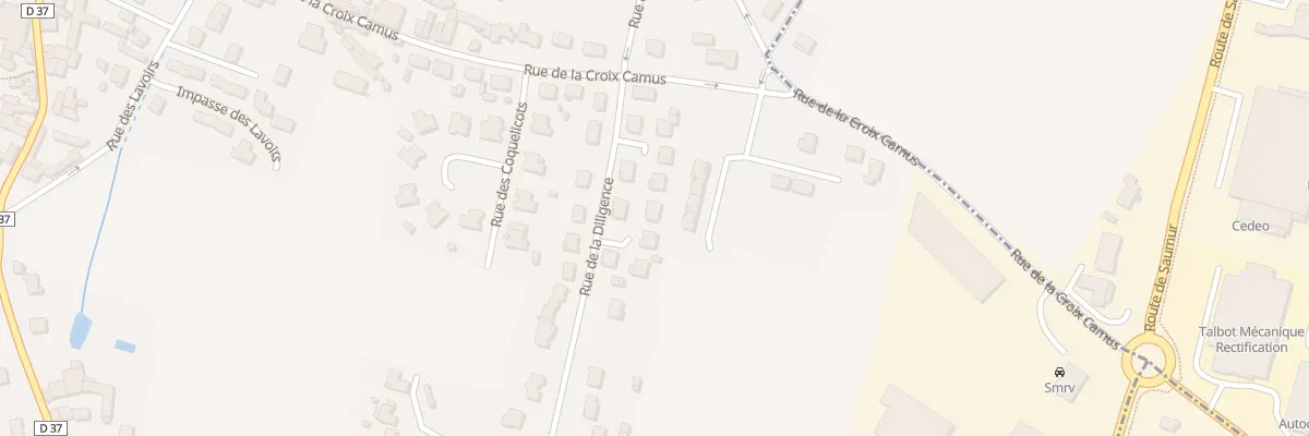 Plan du 25 Rue de la Diligence à Sainte-Verge