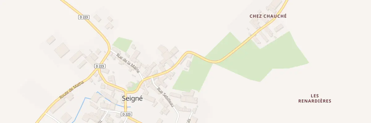Plan du 20 Rte de Nogeret à Seigné