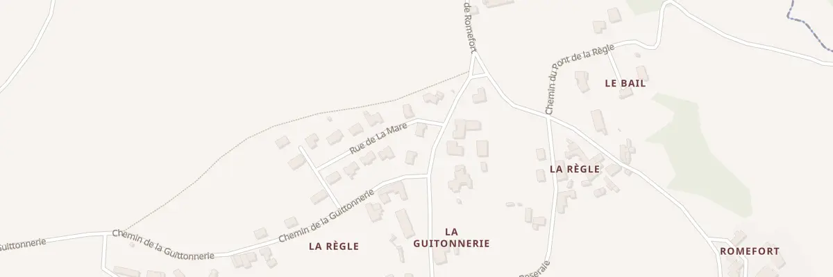 Plan du 2A Rte de l’Hermitain La Regle à Romans