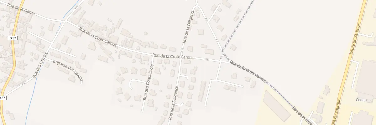 Plan du 11 Rue de la Diligence à Sainte-Verge