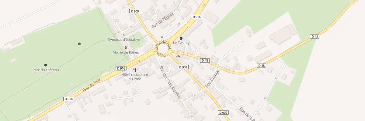 Plan du 3 Rue de la Libération à Rânes