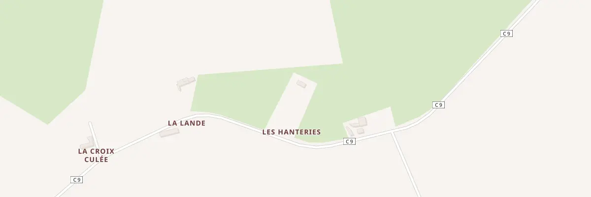Plan du 4 Les Henteries à Joué-en-Charnie